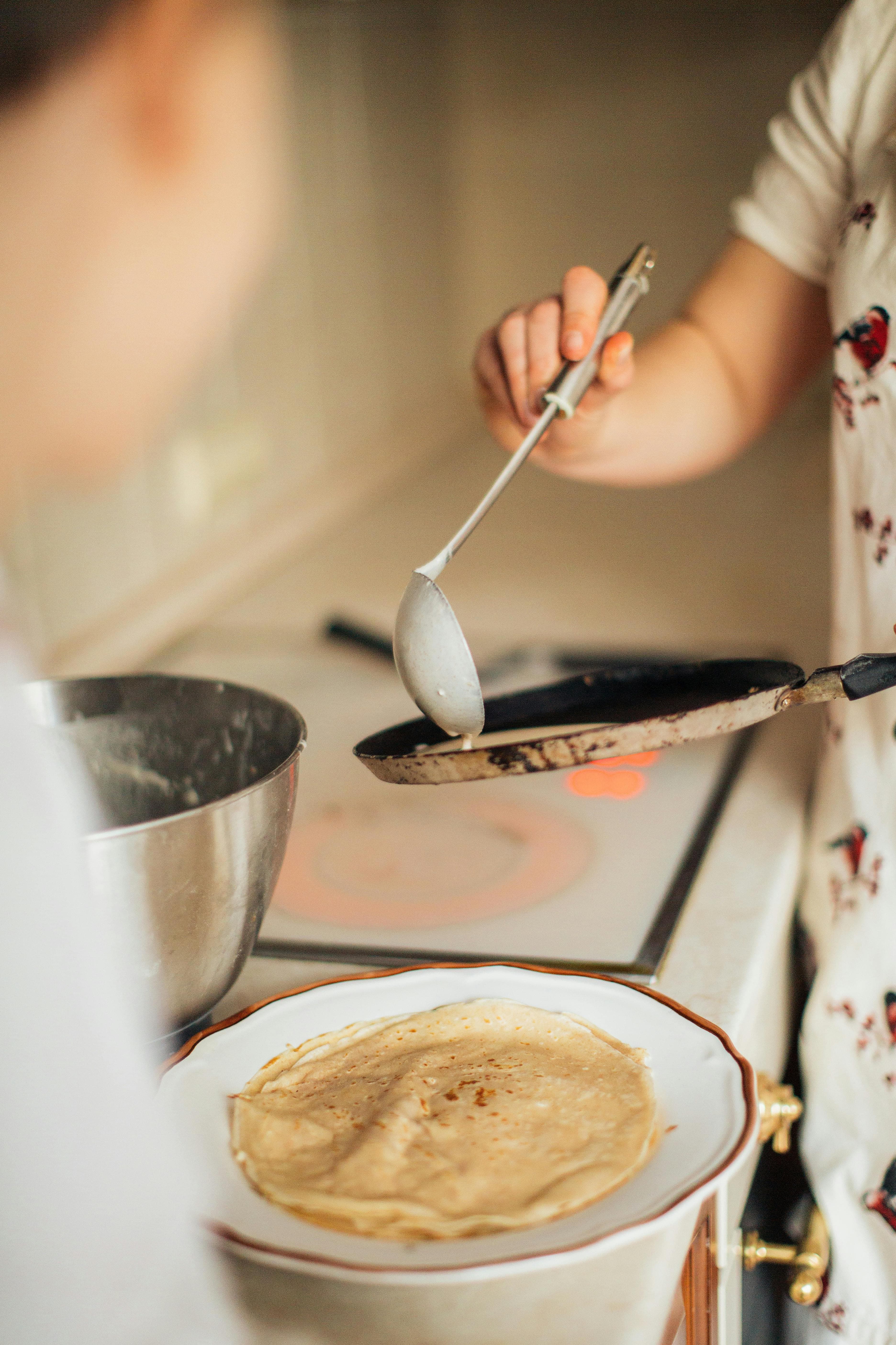 Young people learning to cook